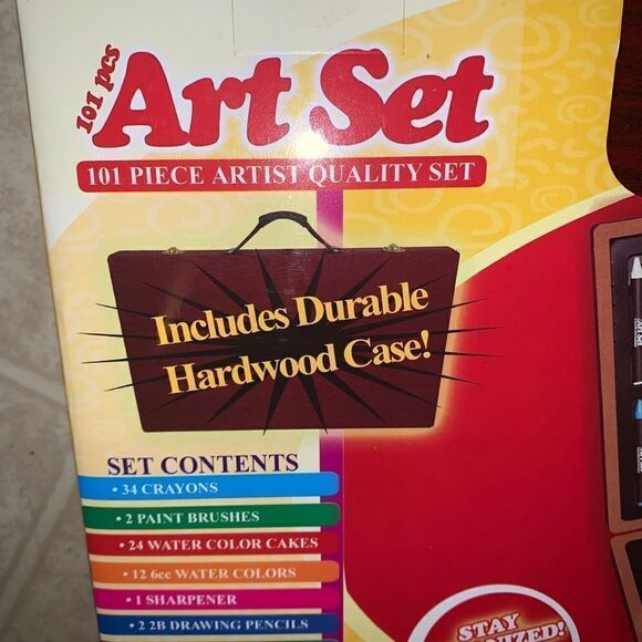 Style Asia 101 Piece Art Set With Hardwood Case - Picture 4 of 4